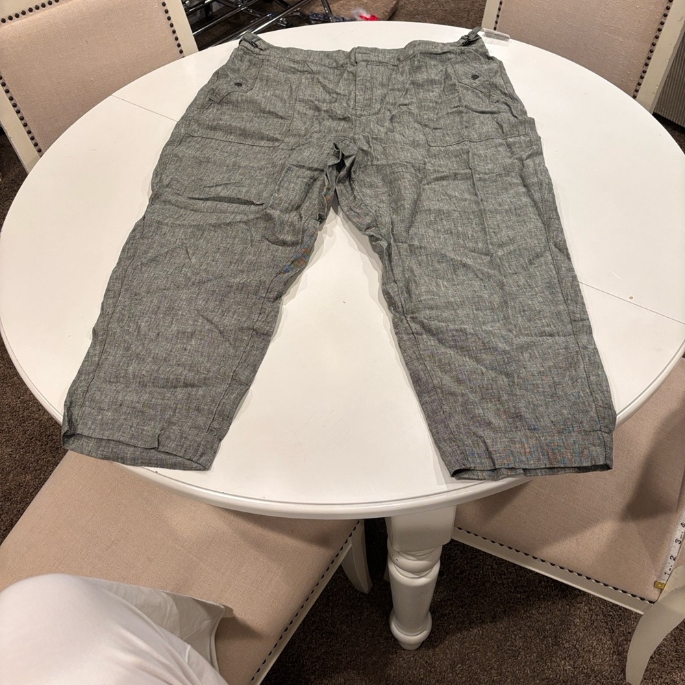 Athleta voyager linen pants size 20